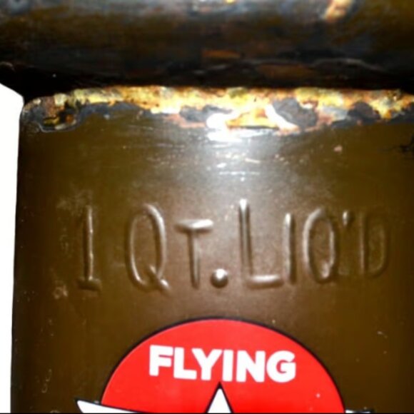 1 QT Motor Dispensing Can Flying A Motor Oil Dark Green NYC-PA Approved Q10 - Picture 7 of 7